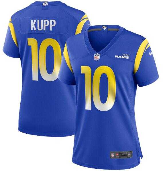 Women%27s Los Angeles Rams #10 Cooper Kupp Royal Vapor Untouchable Limited Stitched Jersey(Run Small) Dzhi